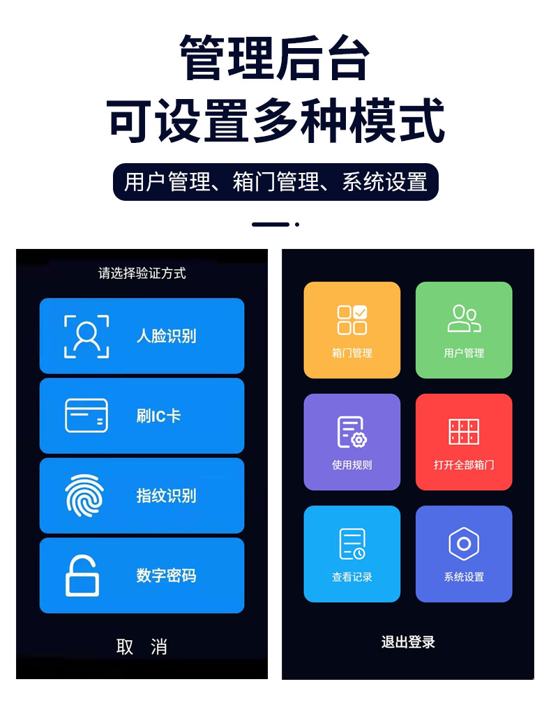 60格智能手機存放柜